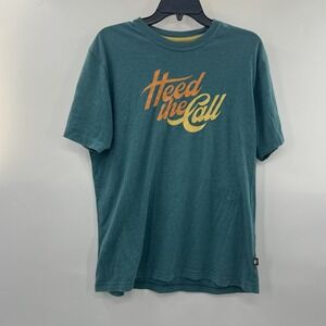 Howler Bros Heed the Call T Shirt Mens Large Short Sleeve Crew Neck Graphic Logo